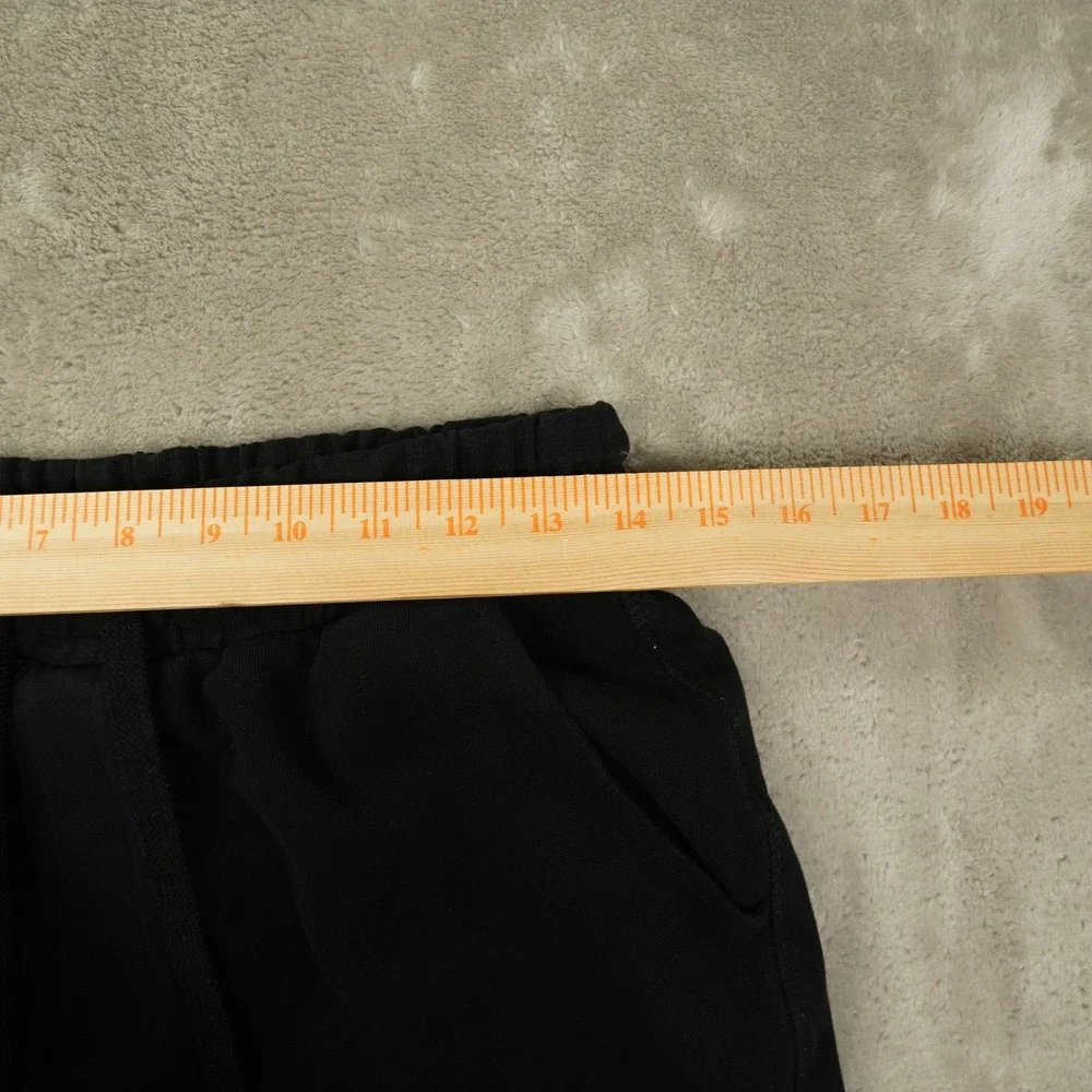 Gymshark Straight Leg Ankle Zip‎ Knit Sweatpants Men's Small Black Gym Training